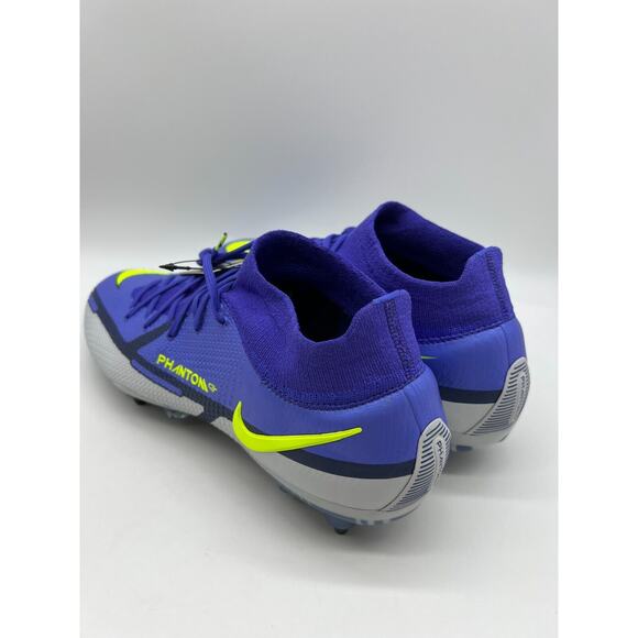 Nike Phantom GT2 Elite DF SG-Pro AC Sapphire/Volt-Gray Fog DJ8042-571 Size 12